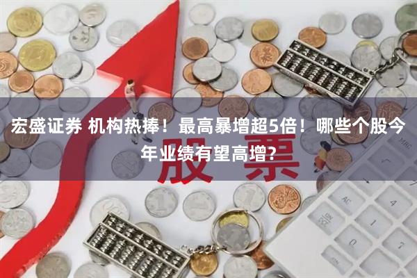 宏盛证券 机构热捧！最高暴增超5倍！哪些个股今年业绩有望高增？
