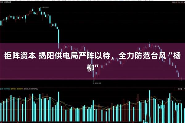 钜阵资本 揭阳供电局严阵以待，全力防范台风“杨柳”
