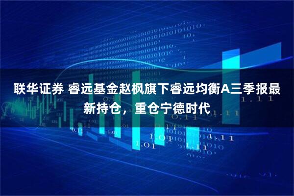 联华证券 睿远基金赵枫旗下睿远均衡A三季报最新持仓，重仓宁德时代